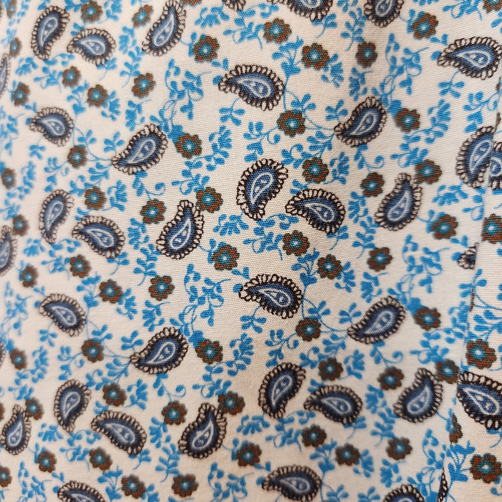 Wrangler Men's Light Blue Pattern Button Shirt (George Straight Collection) - M - Picture 3 of 4